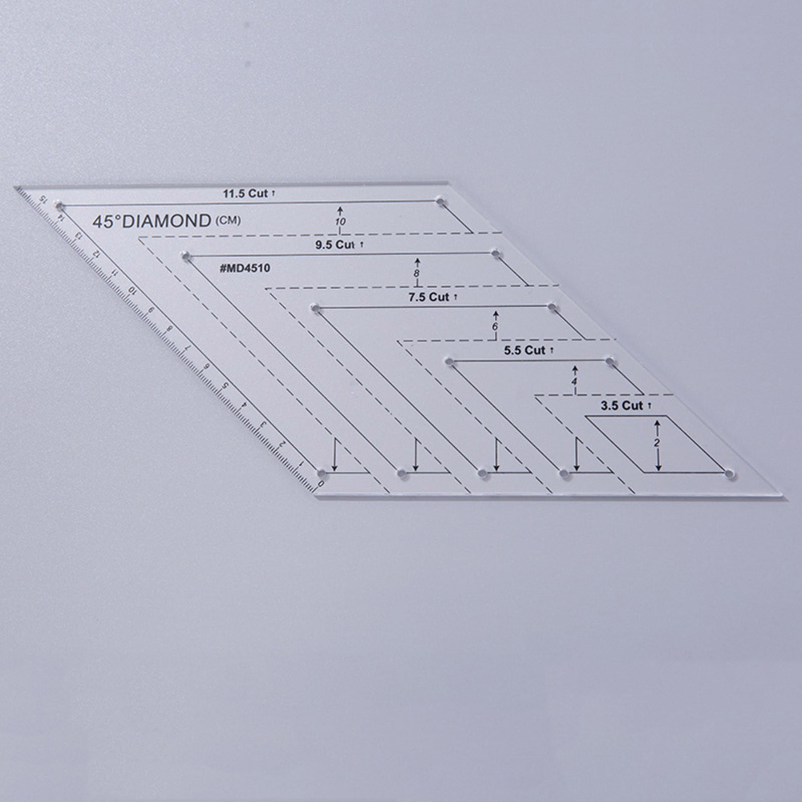 Ruler Quilting Templates Sewing Machine Domestic Free Motion ...