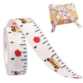 thumbnail image 1 of Ruler Ribbon Back to School Ribbon, Ruler Ribbon 2.2cm*10 Yards Ribbon For Teacher Appreciation Decorations School Crafts Ribbons For Wrapping DIY Projects, 1 of 9