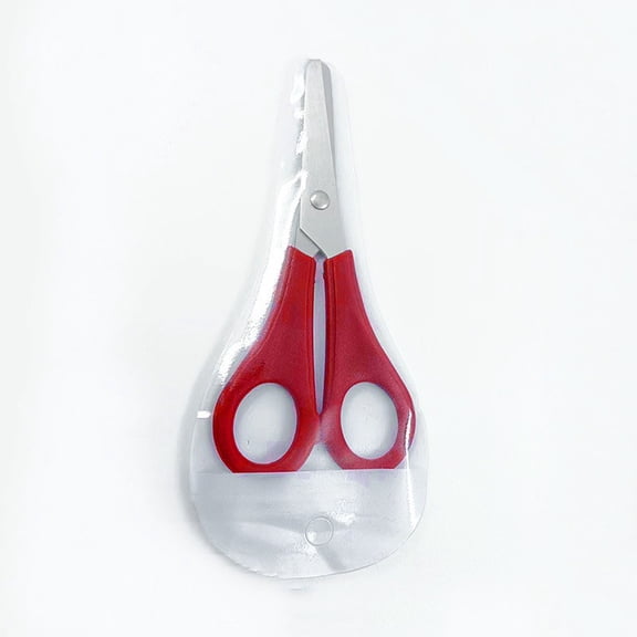Ruler Scissors, Ceramic Kitchen Scissor, Safety Blunt Tip Scissors, for Office Supplies, Art Craft Supplies, for Cutting Regular Paper, Construction Paper, Cards