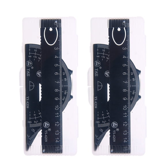 Supvox Drafting Ruler Set Protractor Ruler Measurement Tools 2Set