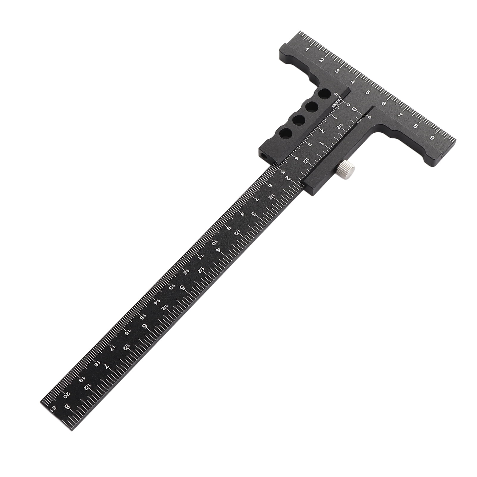 Ruler Woodworking Scriber Ruler Aluminum Alloy T Shape Scribing Ruler ...