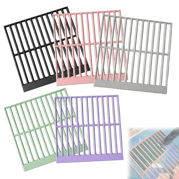 Ruler for Diamond Art, Diamond Painting Ruler, Advanced Diamond Spot Alignment Tool for Full or Partial Kits, DIY Diamonds Painting Tools