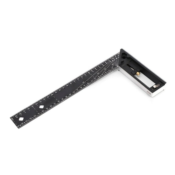 Ruler for Measuring Scribing 30-90 Degree Square with Marking Hole