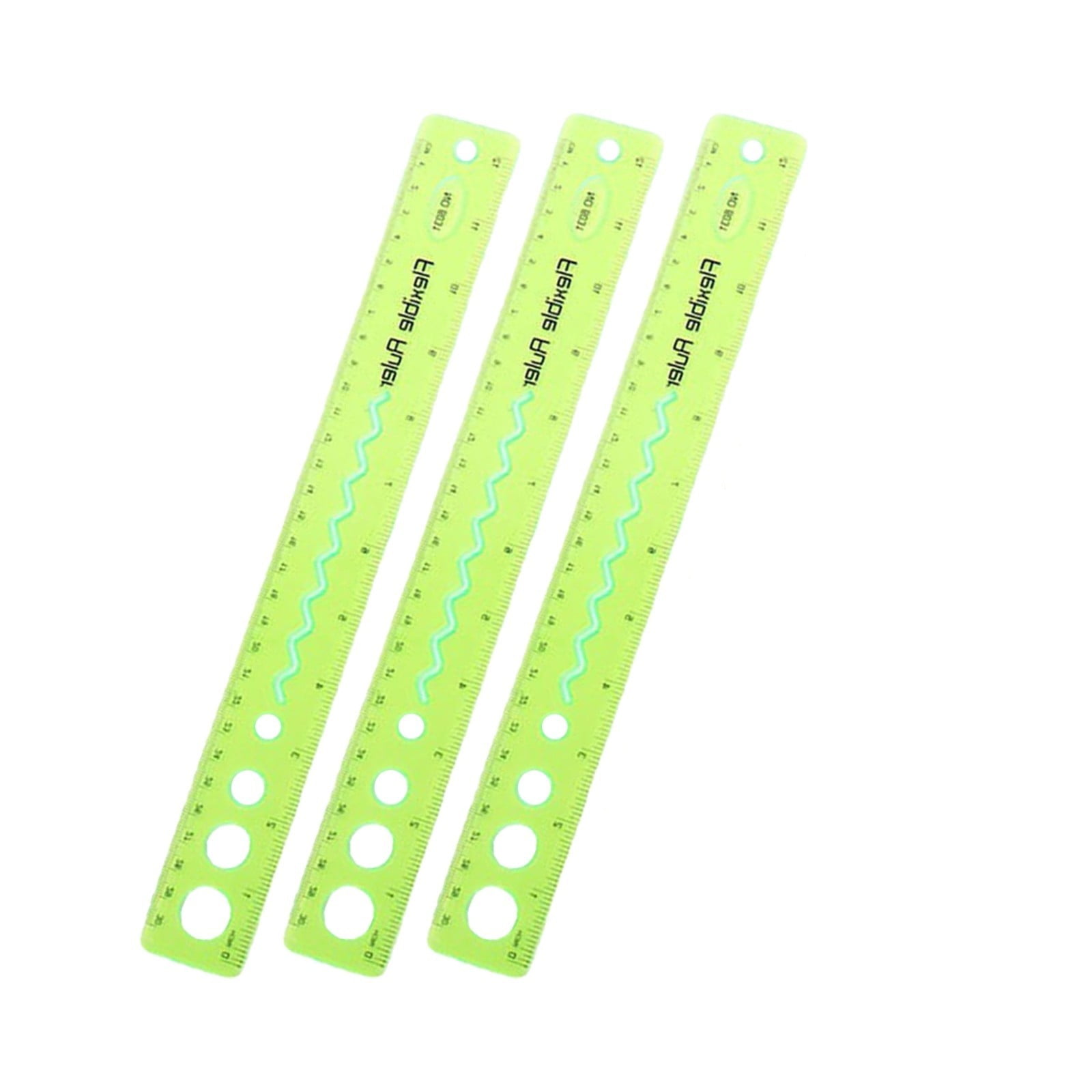 Rulers for School, Tyeign 3Pcs for teens Student Soft Bendable Ruler ...