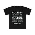 thumbnail image 1 of Rules Art Teacher is always right never wrong Unisex T-shirt S-3XL, 1 of 2