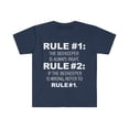 thumbnail image 1 of Rules Beekeeper is always right Apiarist Bees  Unisex T-shirt S-3XL, 1 of 2