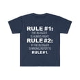 thumbnail image 1 of Rules Blogger is always right Bloggers never wrong Unisex T-shirt S-3XL, 1 of 2