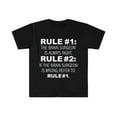 thumbnail image 1 of Rules Brain Surgeon is always right never wrong Unisex T-shirt S-3XL, 1 of 2