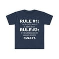 thumbnail image 1 of Rules Business Analyst is always right Unisex T-shirt S-3XL, 1 of 2