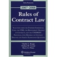 thumbnail image 1 of Pre-Owned Rules of Contract Law, 2007-2008 Statutory Supplement: Selections from the Uniform Commerical Code, the Cisg, the Restatement (Second) of Contracts, ... (Paperback) 0735564140 9780735564145, 1 of 1