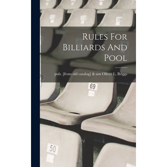 Rules For Billiards And Pool (Hardcover)