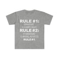 thumbnail image 1 of Rules Granddad is always right Grandpa never wrong Unisex T-shirt S-3XL, 1 of 2