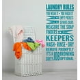 thumbnail image 1 of Rules.It's A Dirty Job Home Decor Vinyl Lettering Laundry Quotes Wall Stickers, 36x18, Teal, 1 of 5
