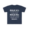 thumbnail image 1 of Rules Math Teacher is always right never wrong Unisex T-shirt S-3XL, 1 of 2
