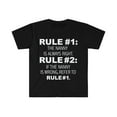 thumbnail image 1 of Rules Nanny is always right Babysitter Unisex T-shirt S-3XL, 1 of 2