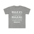 thumbnail image 1 of Rules Nephrologist is always right never wrong Unisex T-shirt S-3XL, 1 of 2