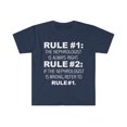 thumbnail image 1 of Rules Nephrologist is always right never wrong Unisex T-shirt S-3XL, 1 of 2