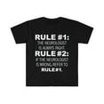 thumbnail image 1 of Rules Neurologist is always right never wrong Unisex T-shirt S-3XL, 1 of 2