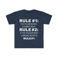 thumbnail image 1 of Rules Phlebotomist is always right Phlebotomy Unisex T-shirt S-3XL, 1 of 2