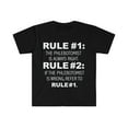 thumbnail image 1 of Rules Phlebotomist is always right Phlebotomy Unisex T-shirt S-3XL, 1 of 2