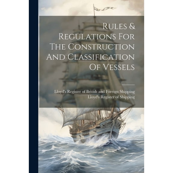 Rules & Regulations For The Construction And Classification Of Vessels (Paperback)