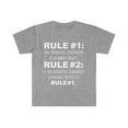 thumbnail image 1 of Rules Robotics Engineer is always right Engineering Unisex T-shirt S-3XL, 1 of 2