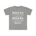 thumbnail image 1 of Rules Software Engineer is always right Engineering Unisex T-shirt S-3XL, 1 of 2
