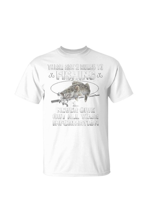 Rules To Fishing Unisex Jersey Crewneck Tshirt