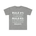thumbnail image 1 of Rules Truck Driver is always right never wrong Trucker Unisex T-shirt S-3XL, 1 of 2