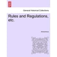 thumbnail image 1 of Rules and Regulations, Etc. (Paperback), 1 of 1