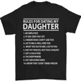 thumbnail image 1 of Rules for Dating My Daughter Funny Fathers Day Protective Dad Humor Unisex T-Shirt, up to size 5XL, 1 of 2