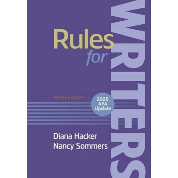 Pre-Owned Rules for Writers with Writing about Literature, 2020 APA Update (Other)