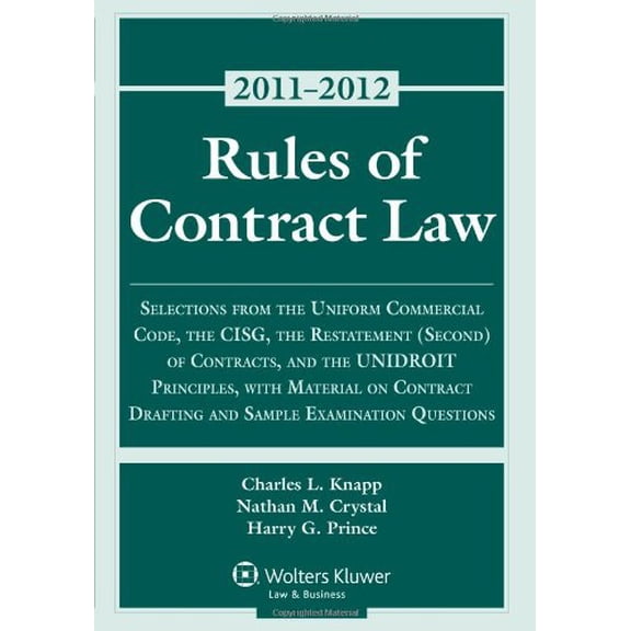 Pre-Owned Rules of Contract Law, 2011 Statutory Supplement (Paperback)
