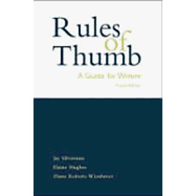 Rules of Thumb: A Guide for Writers (Paperback) by Jay Silverman