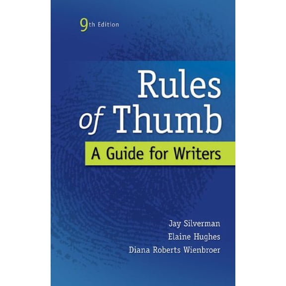 Pre-Owned Rules of Thumb: A Guide for Writers Paperback