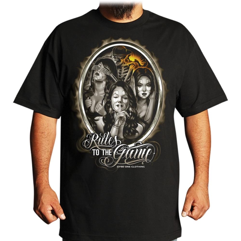 Rules To The Game Dyse One Gangster Chicano Tattoo Art Lowrider Rap Rules to the game dyse one gangster chicano tattoo art lowrider rap