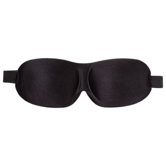 Rulong 3D Contoured Sleep Eye Mask For Men Women Blocking Light Night Blindfold Comfortable Sleep Aid Black 9.06 x 3.54 in