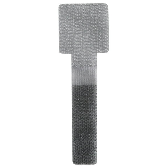 Rulong Cable Management Kit, 10 Pieces Adhesive Reusable Cable Clips & Ties, Grey 1.10 * 3.54 in