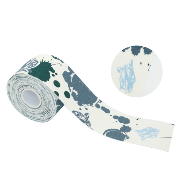 Solivara Kinesiology Tape Sports Tape Chinese Wind Pattern, Easy Tear No Residue Wrist Ankle Support, Latex-Free Breathable, 1.97" x 196.85"