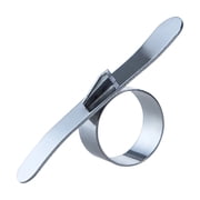 Rulong Stainless Steel Orange Peeler, Ring Style Pomelo Opener & Fruit Peeler, Kitchen Small Tool, Silver 2.95 * 1.22 in