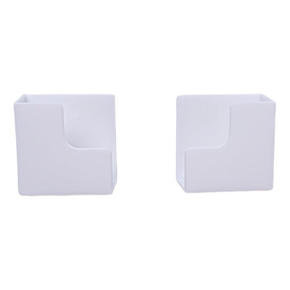 Rulong Wall Mount Weight Scale Holder Storage Rack For Digital Bathroom Scales Space Saving White 2.36x2.36 Inch