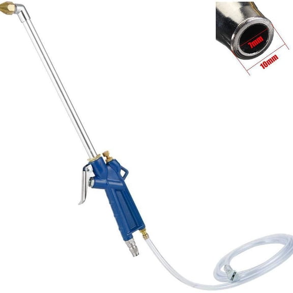 Rulwuck Heavy-Duty Air Blow , High Pressure Air Gun Blower with Bigger Pipe & Extended Nozzle, Pneumatic Air Compressor Accessories Tool for Car Dust Cleaning, Lever-Grip