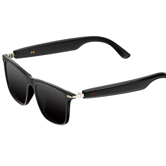 Rulwuck Men's and Women's Wireless Bluetooth Smart Glasses, Smart Glasses for Talking and Listening to Music, AI Assistant for Travel and Driving, and Sunglasses for Translation