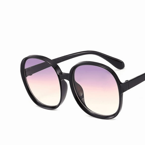 Rulwuck Round Large Frame Women's Fashion Sunglasses