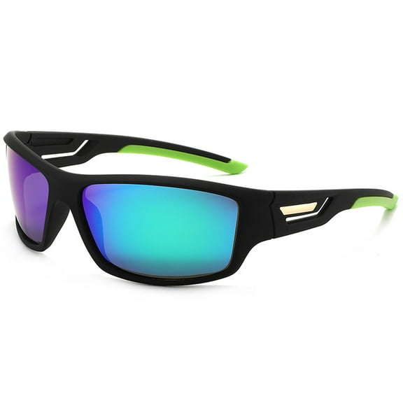 Rulwuck polarized sports sunglasses for men and women, driving sunglasses, night vision sunglasses, cycling, running, fishing, golf goggles, unbreakable frame