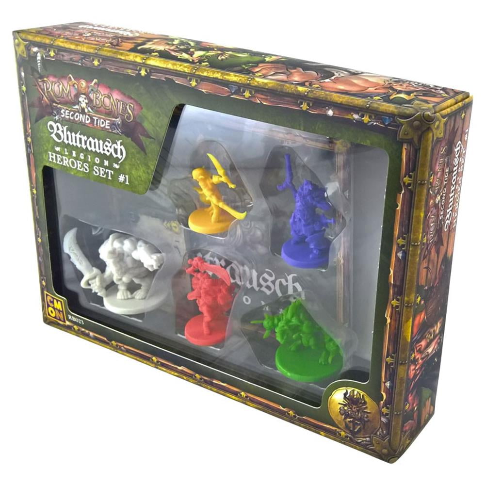 Rum & Bones Second Tide Blutrausch Legion Heroes Board Game CMON
