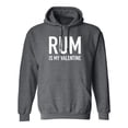 thumbnail image 1 of Rum Is My Valentine Adult Hooded Sweatshirt, 1 of 2