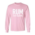 thumbnail image 1 of Rum Is My Valentine Adult Long Sleeve T-shirt, 1 of 3