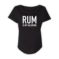thumbnail image 1 of Rum Is My Valentine Womens Dolman Tee, 1 of 3