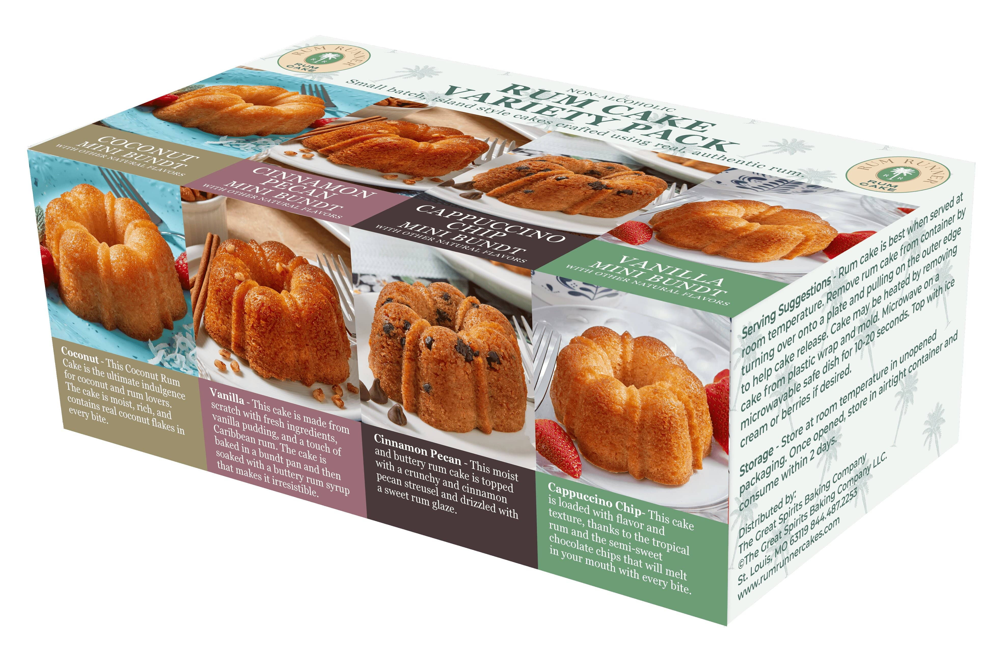 Rum Runner oz Bundt Cake Variety Pack
